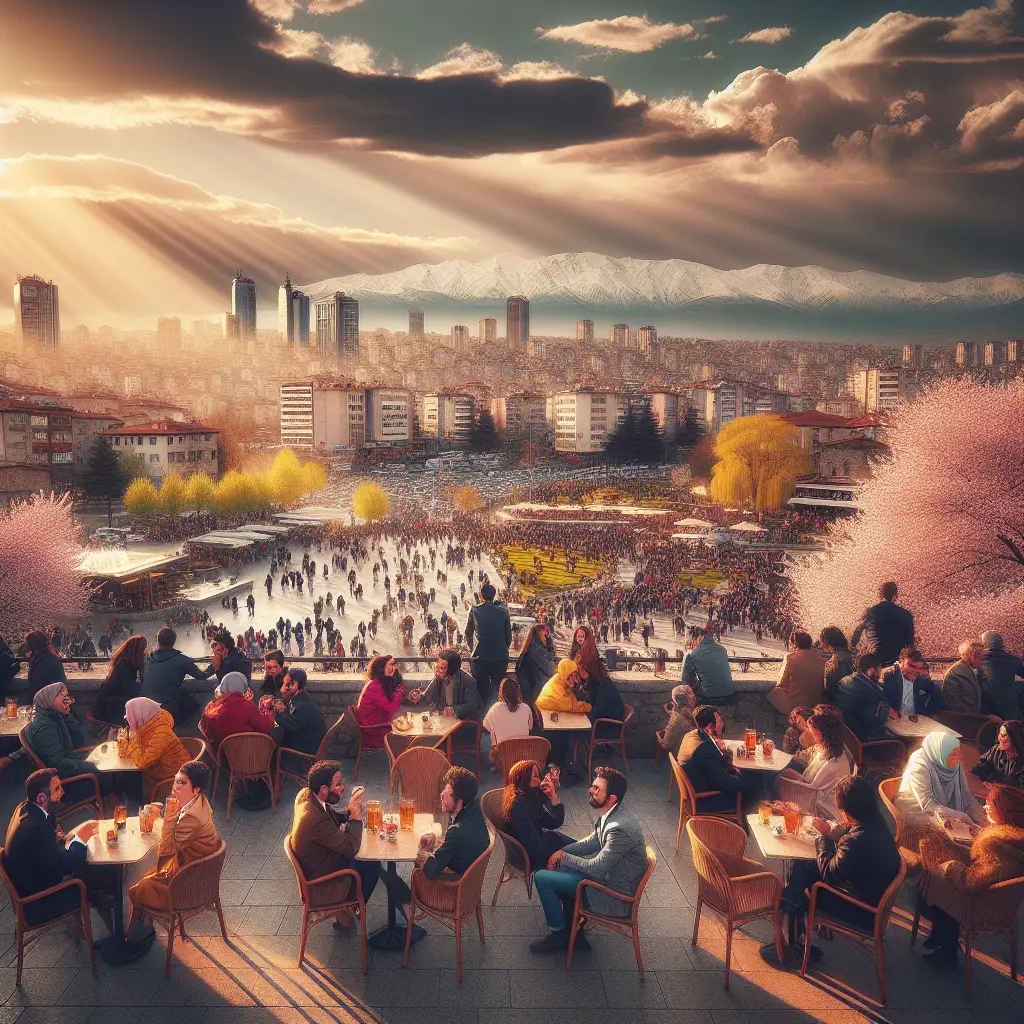 Hvordan er vejret i Ankara i april?