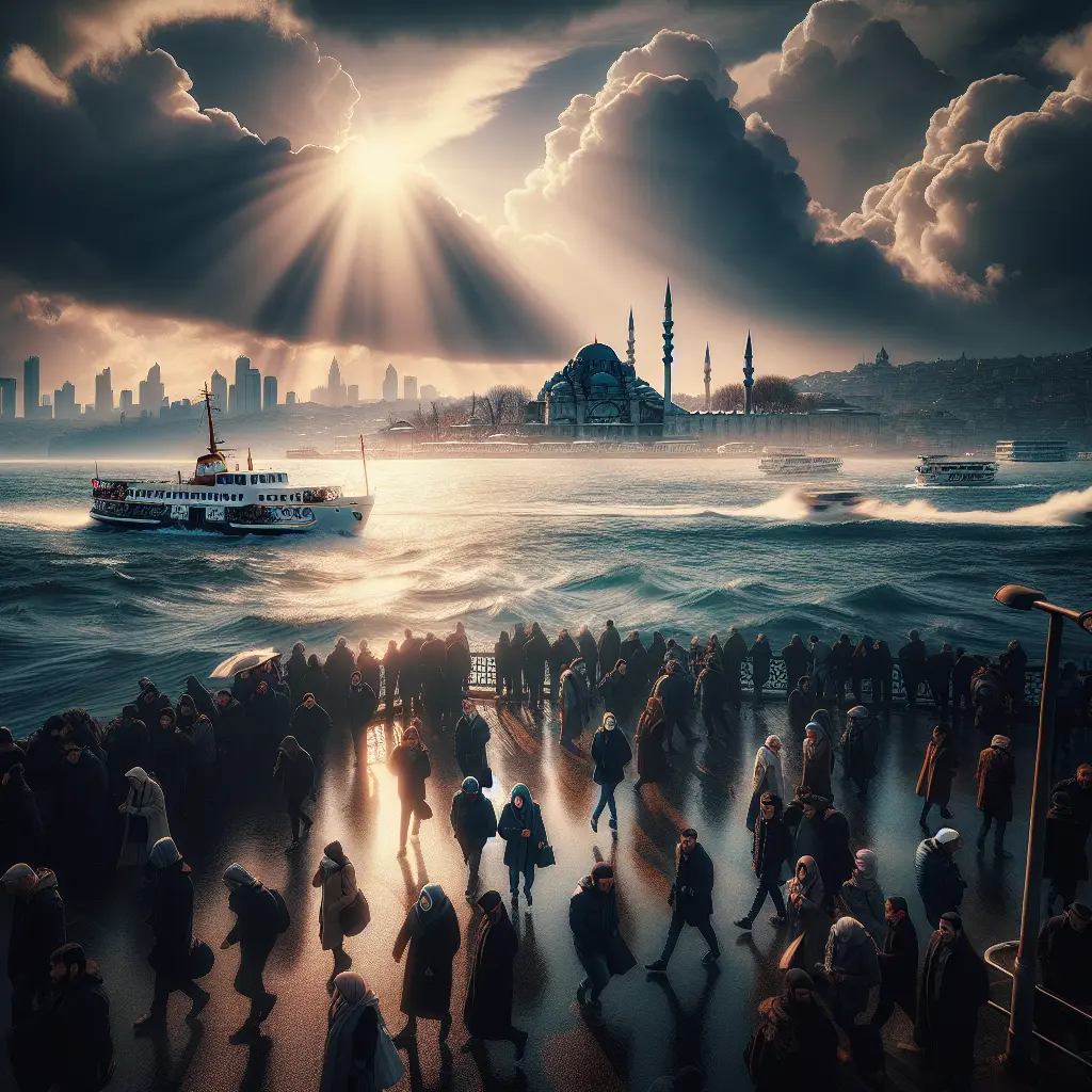 Hvordan er vejret i Istanbul i uge 8?